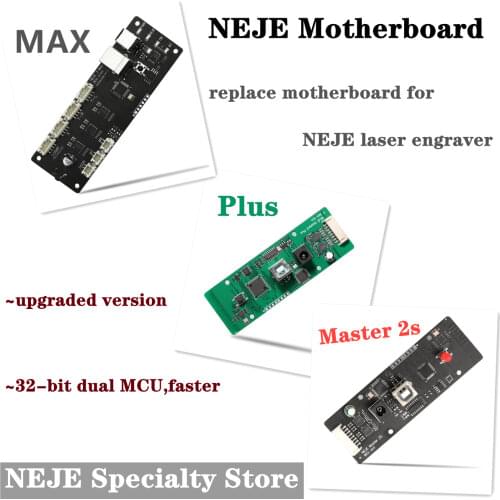 NEJE Master 2S/Plus /Max Replace Mainboard For CNC Laser Engraving Maching Supports APP Control ~ 32 - bit Dual MCU,Faster