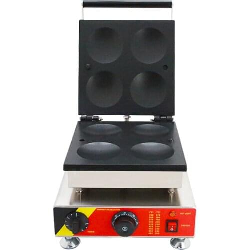 New model for pancake machine for 4hole mini poffertjes, 8CM poffertjes grill maker