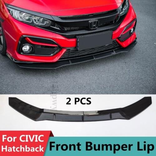 Suitable For Honda 10th Generation Civic Hatchback Front Lip Front Spoiler civic SI Front Lip Lront Diffuser 2020-2021 Civic