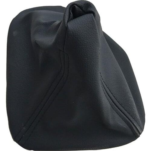 Car Shift Gear Stick Manual Shift Boot Black Leather Boot For BMW E30 E36 E39 E46 E60 E61 E81 E82 E87 E88