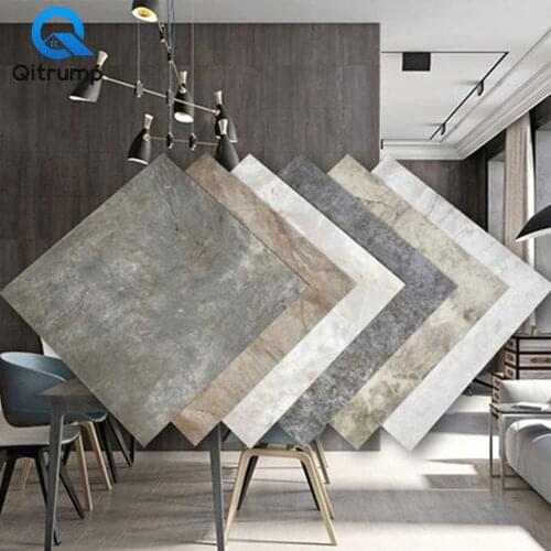 Modern Waterproof Floor Stickers Self Adhesive Marble Wallpapers Kitchen Wall Sticker House Renovation DIY Wall Ground Decor PVC
