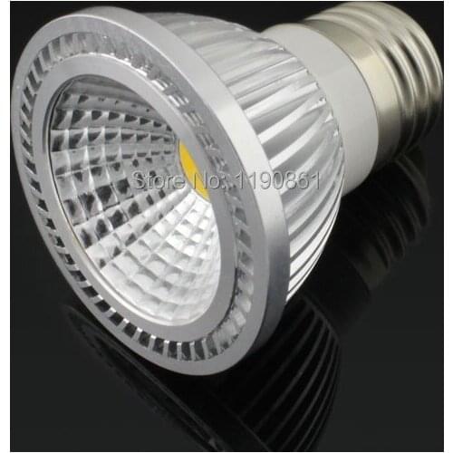 85V-265V 5W COB LED Spotlight Bulbs E27 GU10 90 Degree led lamp bulb warranty 2 years Free Shipping