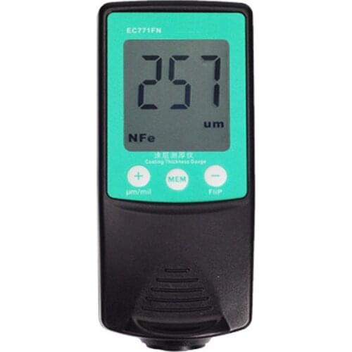 Professional Digital 0-1.25mm Car Coating Thickness Gauge Meter Automotive Paint FE/NFE Thickness Tester Width Measuring Tool