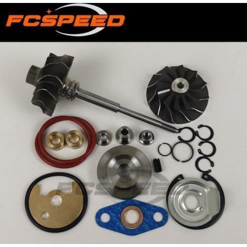 Turbo shaft and wheel + repair kit TD04 49177-01510 for Mitsubishi Pajero L 200 300 2.5 TD 4WD 64 Kw 4D56 1986-1996