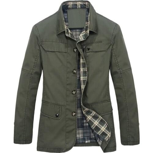 2020Spring fashion men casual blazer long sleeve turn down collar single breasted businessmen outfit cotton blouse plus size 7XL