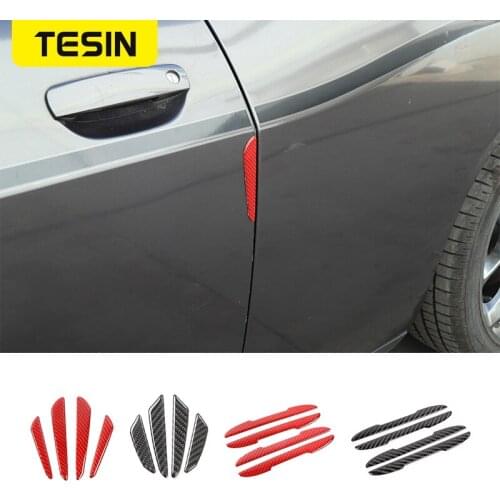 TESIN Car Universal Door Edge Guard Strip Scratch Protector Anti-collision Trim Anti-rub Sticker For Dodge Ram 1500 2018