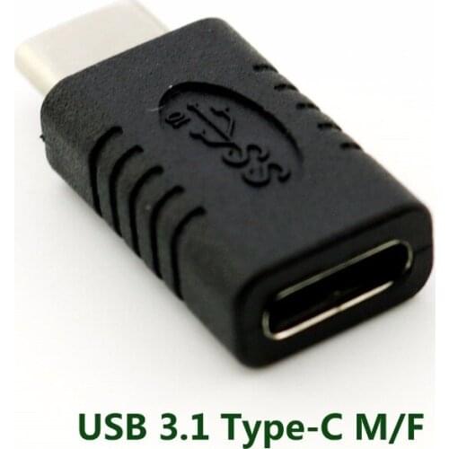 10pcs USB 3.1 Type-C Male to Female Jack Data Sync Extension Adapter for Laptop Tablet Mobile Phone Cell Phone
