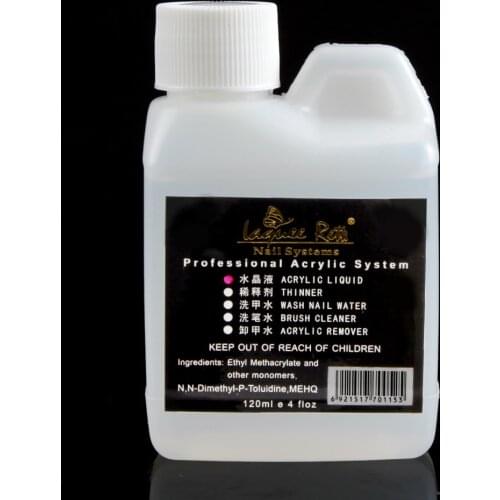 120ML Nail Acrylic Liquid Carving/Painting Nail Art Liquid With Acrylic Powder Nail Tips