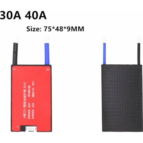 18650 BMS 4S 12V 15A 20A 30A 40A 50A 60A Waterproof BMS For Rechargeable Lifepo4 Battery With Same Port for lithium battery