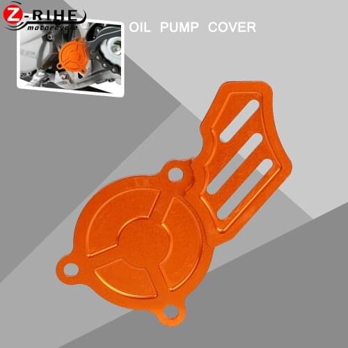 Motorcycle Accessories OIL PUMP COVER For 350 EXC-F CKD Freeride 250F MX250 SX-F 250 SX-F TROY LEE DESIGNS 2021 Enduro 250 EXC-F