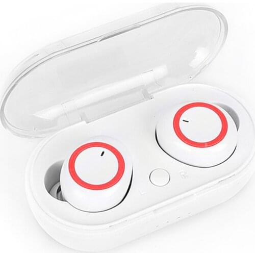 Y50 Wireless 5.0 Headset Bilateral Stereo In-ear Low-power Sports Headset With Charging Compartment Headset