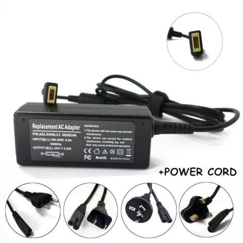 20V 2.25A 45W Laptop AC Adapter Charger Power Supply For Ordenador Portatil Lenovo IBM Thinkpad T431s X1 Helix