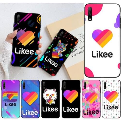 Likee app logo cat bear love heart Phone Case for Huawei Honor 30 20 10 9 8 8x 8c v30 Lite view pro