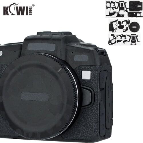 Kiwifotos Anti-Scratch Camera Body Cover Protector Film For Canon EOS RP EOSRP Camera Skin Shadow Black Camouflage 3M Sticker