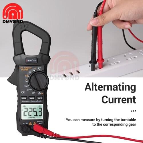 ST209 Digital Multimeter Clamp Meter 6000 counts True RMS Amp DC/AC Current Clamp tester Meters voltmeter 400v Auto Range