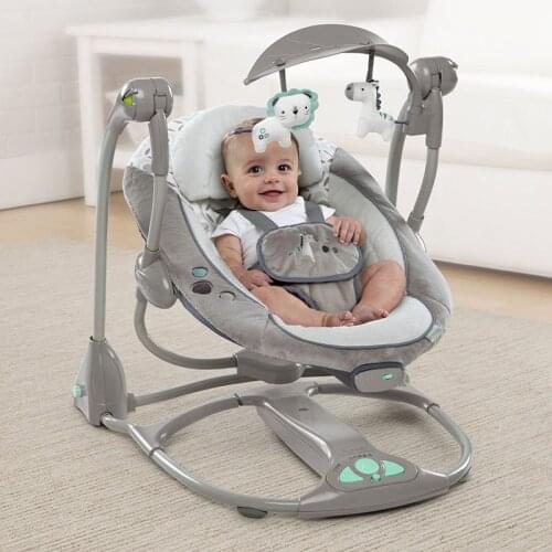 Newborn Gift Baby Rocking Chair Multifunctional Music Electric Swing Baby Comfort Chair Baby Cradle Suitable for 0-3 Years Old