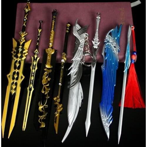 Cosplay Simulation Weapon Anime Movie Sword 22cm Collection Model Toy Home Desk Decor Costume Props Ninja Cos Accessories