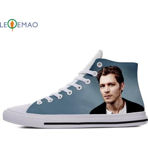 Custom Spring Autumn Canvas Shoes Joseph Morgan High Quality Handiness Flats Mens Casual Shoes Comfortable Big White Zapatillas