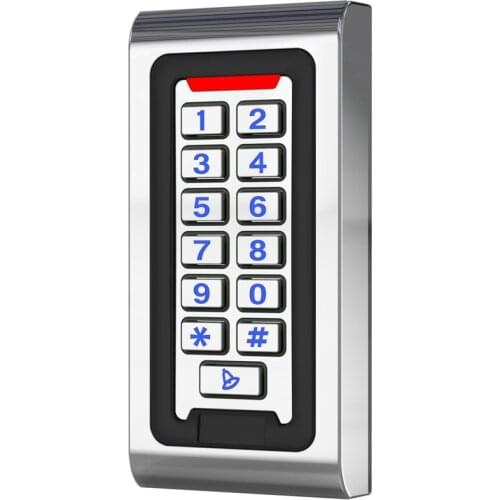 Metal standalone access control 125K/ID 2000 Usersl anti-hit, support wiegand 26 format input/output,sn
