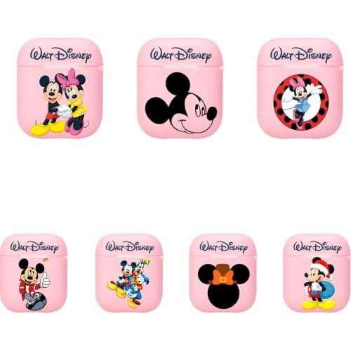 Mickey Silicone Bluetooth Wireless Earphone Case for AirPods Protective Cover Skin Accessories Pods Charging Box Bag