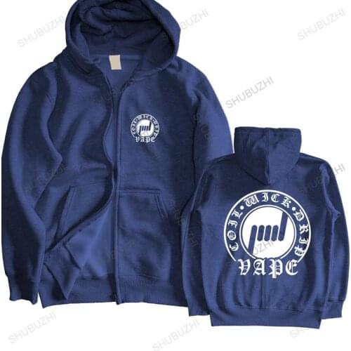 Fashion brand winter hoodies Coil Wick Drip Vape male hooded zipper warm jacket brand men autumn hoodie drop shipping