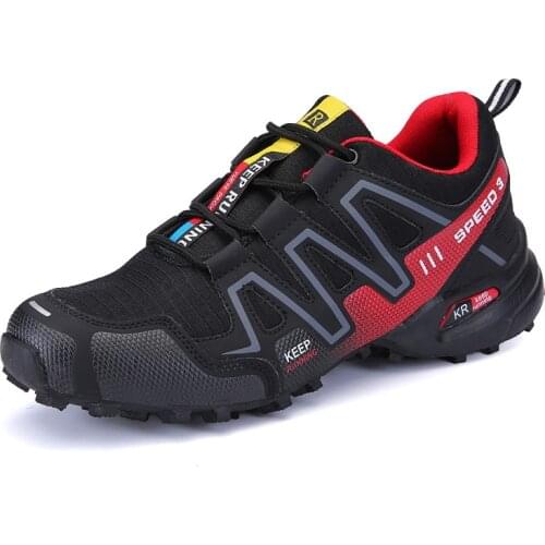 New outdoor mens hiking shoes non-slip wear-resistant cross-country running shoes sports mens shoes travel shoes