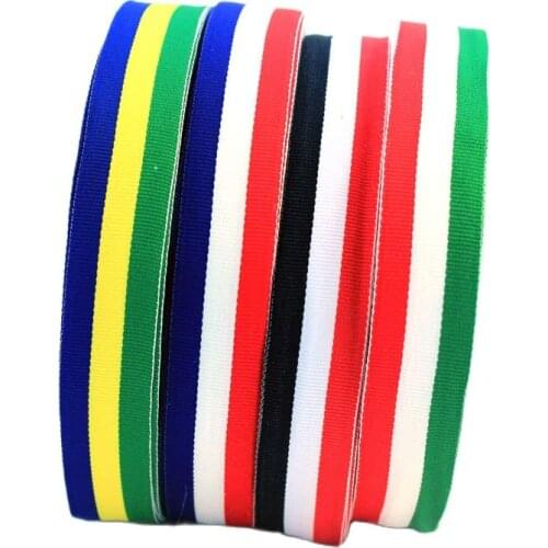 New Color polyester striped cap with ribbon decorative ribbon edging cloth strip wide T-shirt accessories diy belt