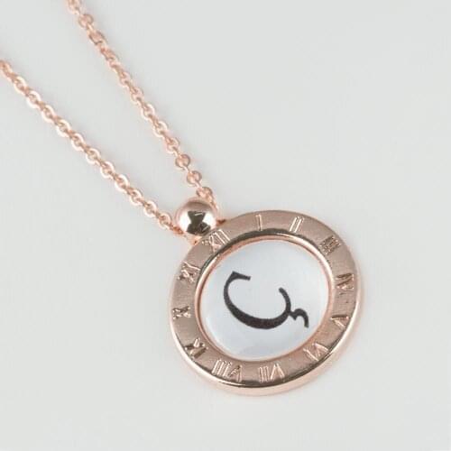 Roz Color Letter Necklace