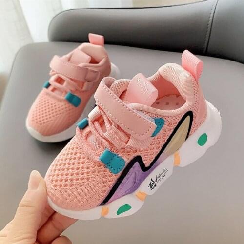 Boys Casual Shoes 2021 Spring Sneakers Girls Tennis Shoes Hook&loop Kids Footwear Toddler Chaussure Zapato Casual Baby shoes