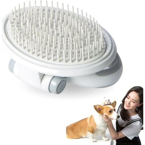 Cat Soft Needle Comb Brush for Cat Massage Puppy Dog Hair Removal Stainless Steel Adjustable Comb Tool for Teddy Yorkshire