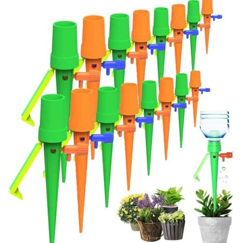 24/18/15/12 PCS Auto Drip Irrigation Watering System Dripper Spike Kits Garden Household Plant Flower Automatic Waterer Tools