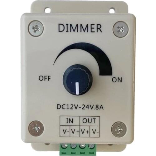 Voltage Stabilizer 12 V Voltage Regulator 8A Power Supply Adjustable Speed Controller DC 12V LED Dimmer DC-DC for Motor