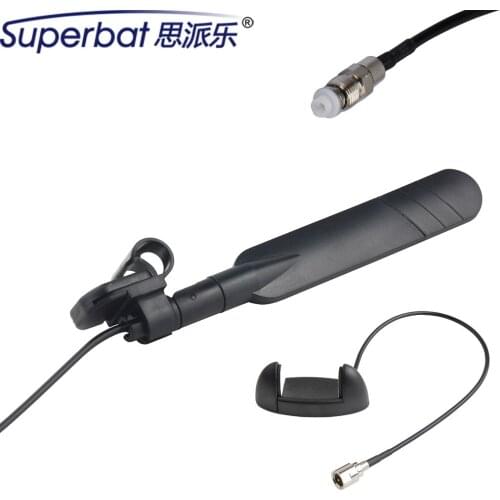 Superbat 5dbi 850-960/1710-2170MHz 3G Blade/Clip Antenna Aerial Booster FME Jack+ Modem Clip FME Plug for Universal 3G USB Modem