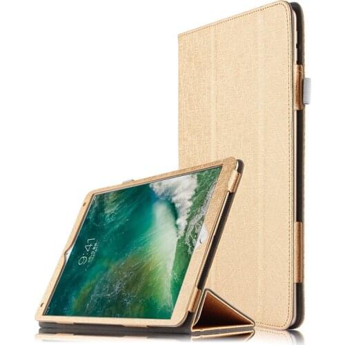 Ultra Slim Silk Stand Leather Skin Mangetic Smart Sleep Cover Funda Case For Apple iPad Pro 10.5 10.5 inch Tablet + Film + Pen