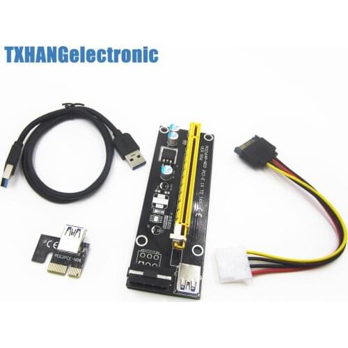 USB 3.0 PCI-E Express Powered Riser Card W/ Extender Cable 1x to 16x Monero diy electronics