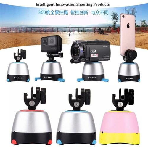 360 Degree Rotation Panoramic Tripod Head with Remote Controller Tripods Mount Phone Clamp For GoPro iPhone Smartphone Cameras