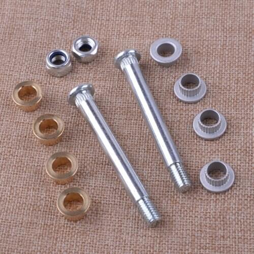 DWCX 12pcs Front Door Hinge Pin Bushing 2 Pin 1 Door Repair Kit Fit For Ford Aerostar Lincoln Mercury Cougar