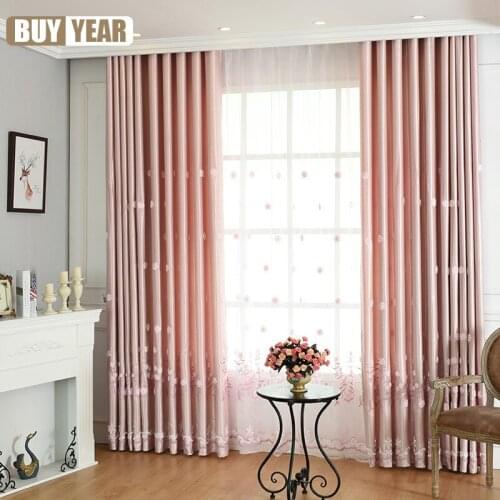 Curtains for Living Room Bedroom Modern Minimalist Jacquard Curtain Fabric Sequin Embroidered Supporting Screens Curtains