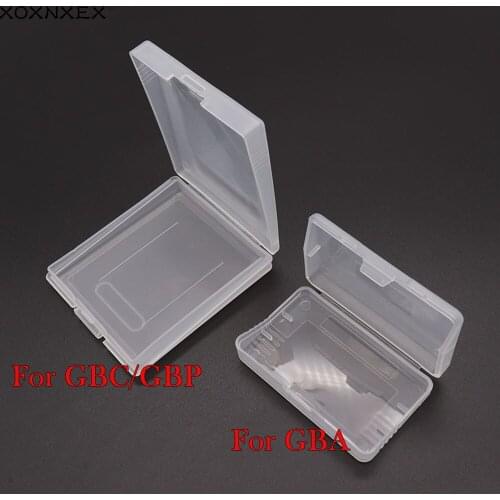1pcs Game Cartridge Plastic Cases Game Cards Storage Box For Nintendo GameBoy Pocket GBA GBC GBP Protector Holder Cover Shell
