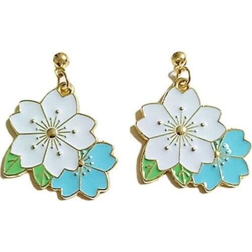 10 Pair/lot wholesale high quality fashion jewelry accessories cute korean flower earrings