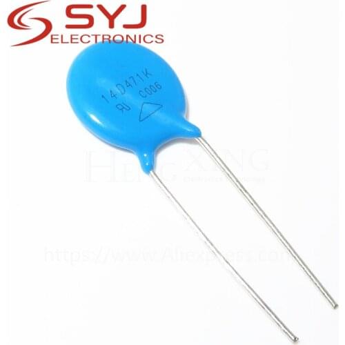 10pcs/lot TVR14471 varistor 14D471K 470V piezoresistor 14D471 In Stock