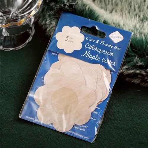 10pcs/pack Womens Invisible Breast Lift Tape Overlays Bra Nipple Stickers Chest Stickers Adhesivo Bra Nipple Covers Accessories