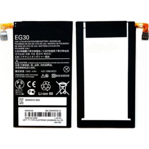 1940mAh EG30 for Motorola Moto Droid RAZR M XT907 XT890 MXT901 XT902 XT905 XT980 Mobile Phone High quality Replacement Battery