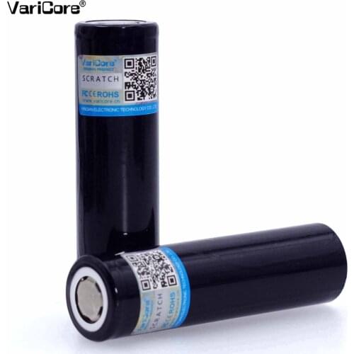 2pcs VariCore Original New V-34 18650 3.7V 3400mA Rechargeable lithium battery Light Flashlight batteries LED light battery