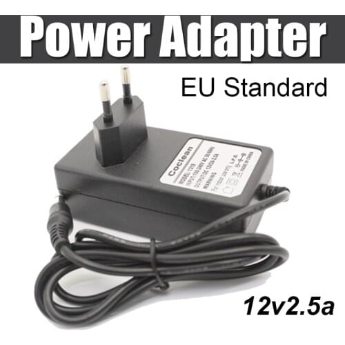 Power Adapter DC 12v 2.5A EU Standard Plug Power Supply Works With IP Camera, NVR, CCTV DVR, CCTV Camera