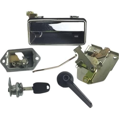 Excavator accessories 175/150/160 cab door lock assembly inner handle outer handle Lock cylinder lock block