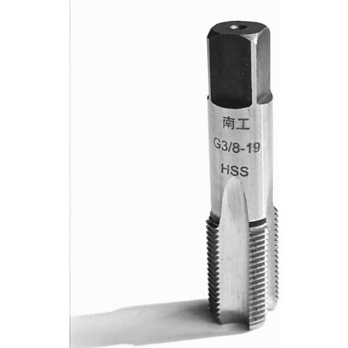 Free shipping 1pc HSS 55 degree G3/8"-19 HSS BSP Parallel British Standard Pipe Tap hss machineTaps right hand for metal threads