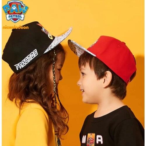 2019 Genuine PAW Patrol Childrens summer caps Cotton Cute Chase Skye Marshall Rubble Chapeau Puppy Print baseball hat