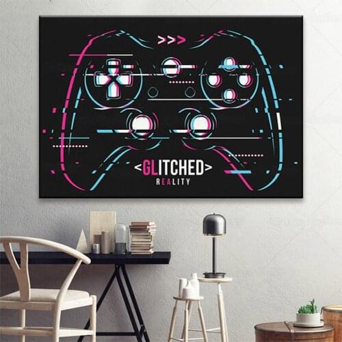 HD Canvas Game Controller Pictures Home Decoration Paintings PosterPrints Wall Art Modular Living Room Framed