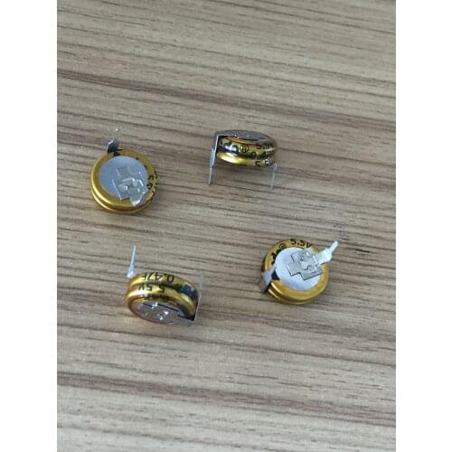 Fala capacitance 5.5V 0.47F H-type supercapacitor 0.47f 5.5v Button type